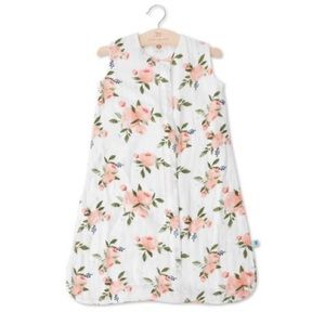 Little Unicorn 2-way Zipper Muslin Sleep Bag Wearable Blanket Watercolor Roses